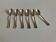Set of 6 espresso spoons America Christofle Luc Lanel 1930