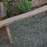 19th century oak farm bench