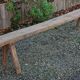 19th century oak farm bench
