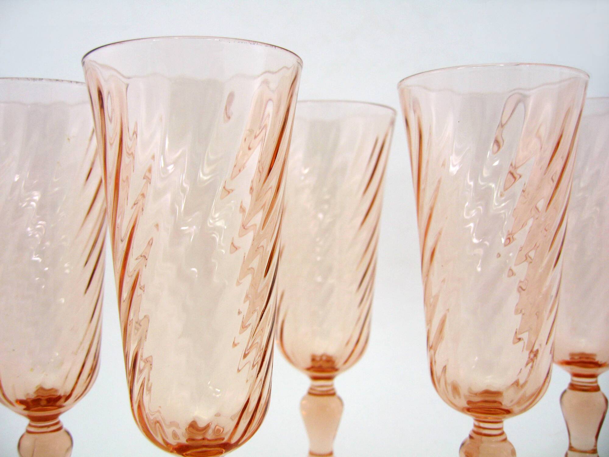 Lot De 13 Flûtes à Champagne Luminarc Rosaline – Rose – Occasion