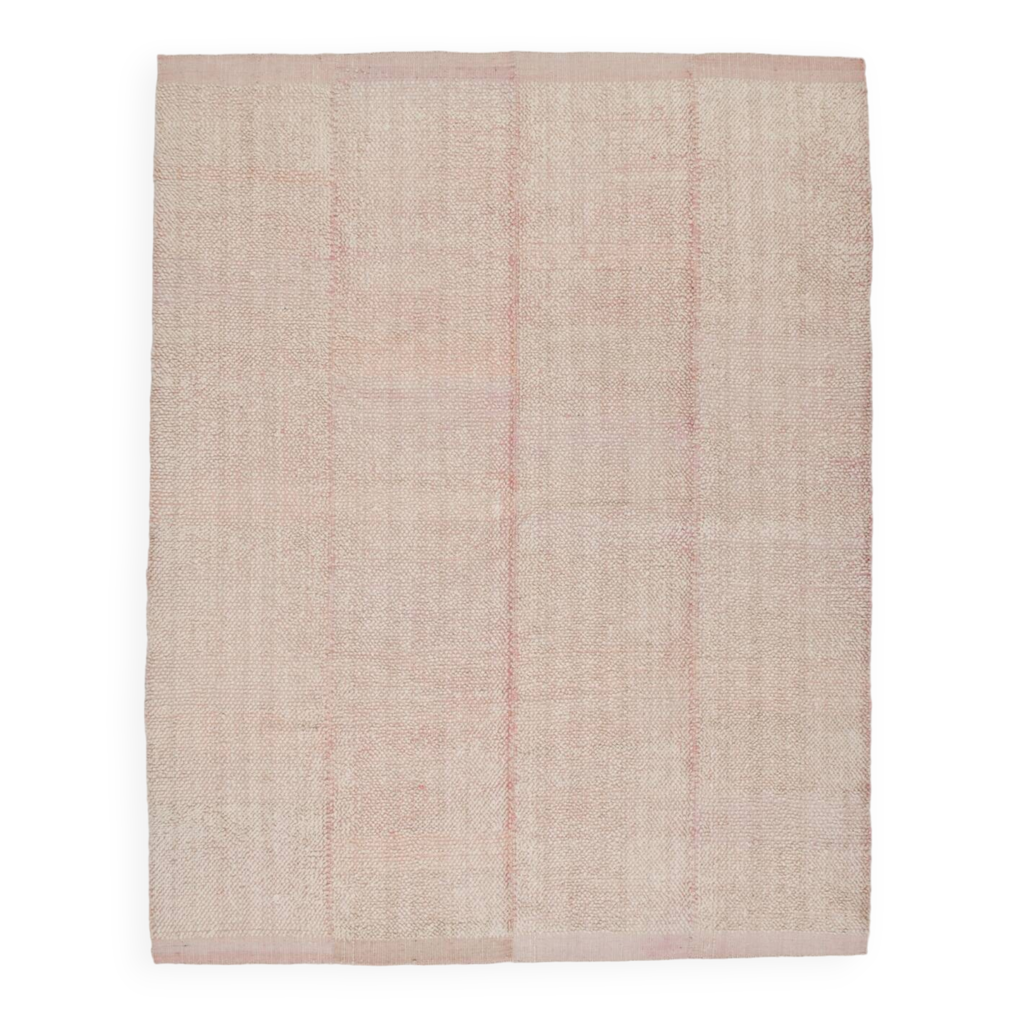 9x11 Pink & Beige Soft Wool Vintage Rug, 263x330Cm SK 33962