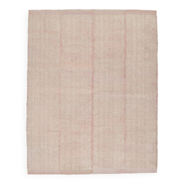 9x11 Pink & Beige Soft Wool Vintage Rug, 263x330Cm SK 33962
