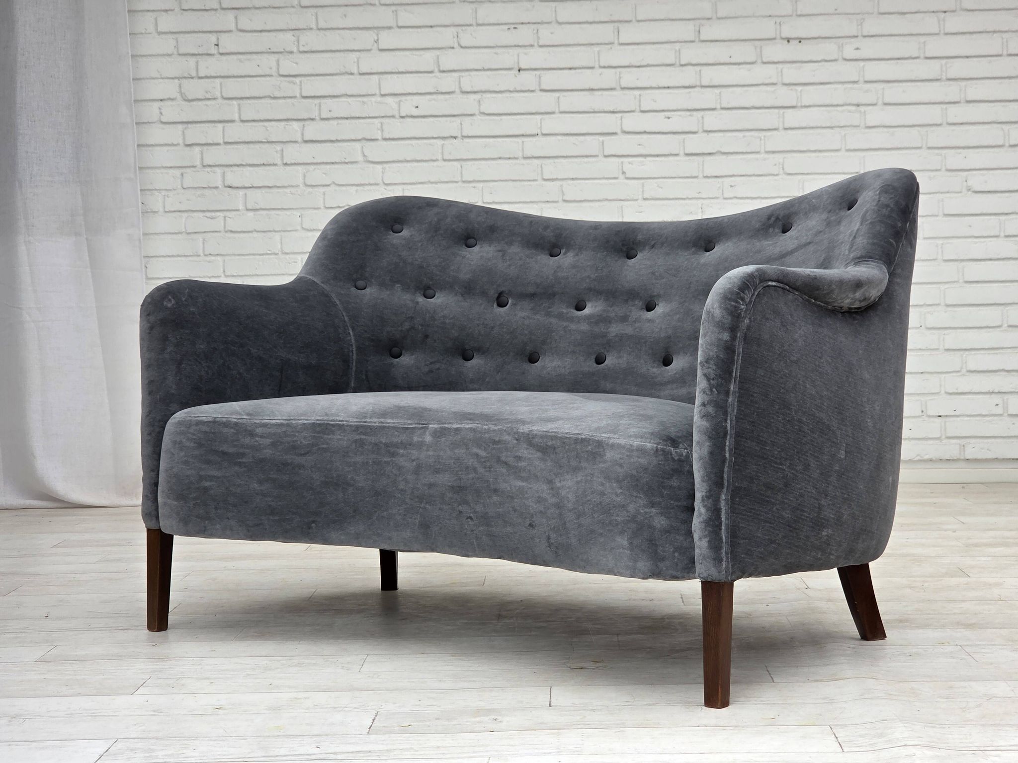 1960s, Danish design by Slagelse Møbelværk, sofa, model 185, reupholstered,
