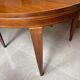 Impeccable 1950s round table in mahogany.