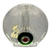 Vase soliflore « Bullseye » Walther Kristallglas – Allemagne de l’Oues