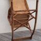 Rocking chair rotin et bois