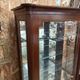 Neoclassical display cabinet by Maurice Hirsch – mahogany, brass and glass