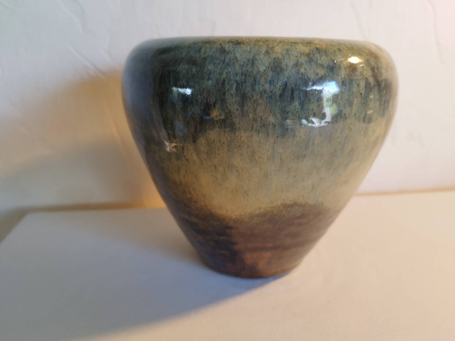 Vide-poche vase en grès émaillé