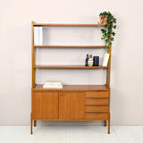 Sideboard bookcase with pull-out desk