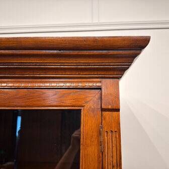 Classic English Eichholtz bookcase buffet cabinet