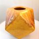 Ceramic vase shape geometric design 70s