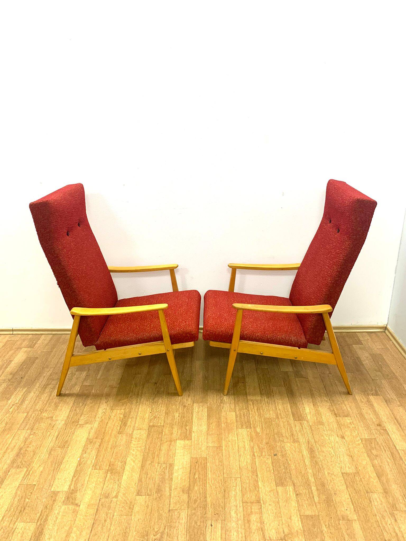 Fauteuils rétro, TON, Tchécoslovaquie, années 1960