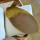 Golden cast iron mirror