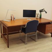 Teak desk by Jensen & Valeur for Munch, Denmark, 1960s.