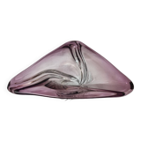 Corbeille à fruits Cristal mauve 1970