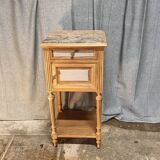 Walnut bedside table