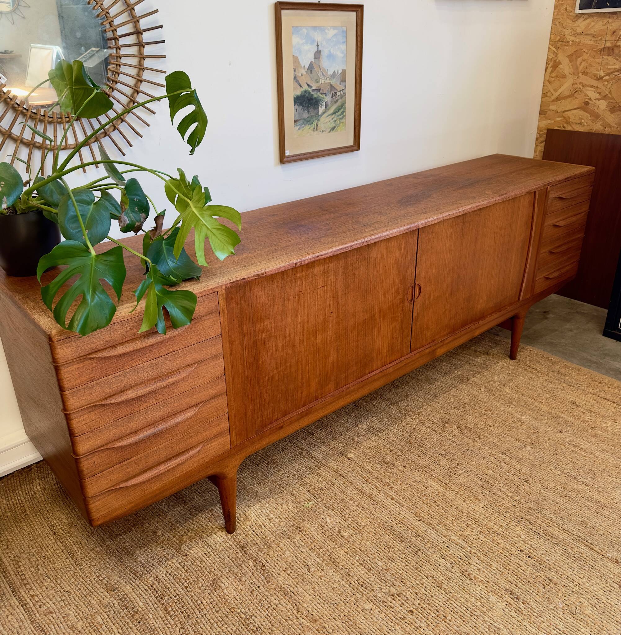 Enfilade danoise U15 par Johannes Andersen pour Samcom (années 1960)