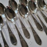 12 Large Silver Plated Table Spoons SOH