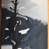 Jeannie Borel, Winter Landscape in Switzerland (1957)