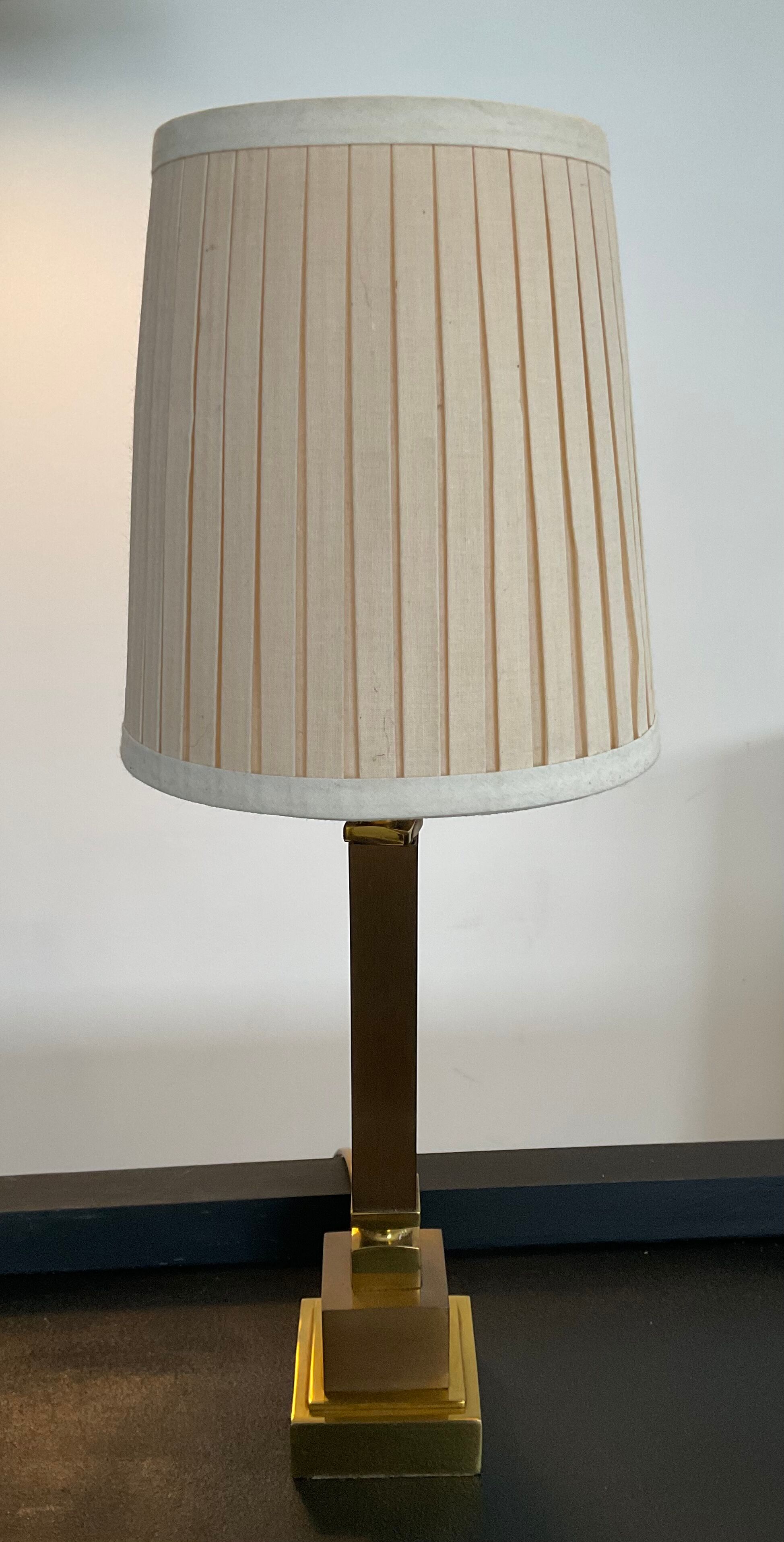 Vintage brass lamp 70s