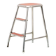 Metal ladder / red
