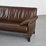Canapé en cuir De Sede, modèle DS 14, circa 1990