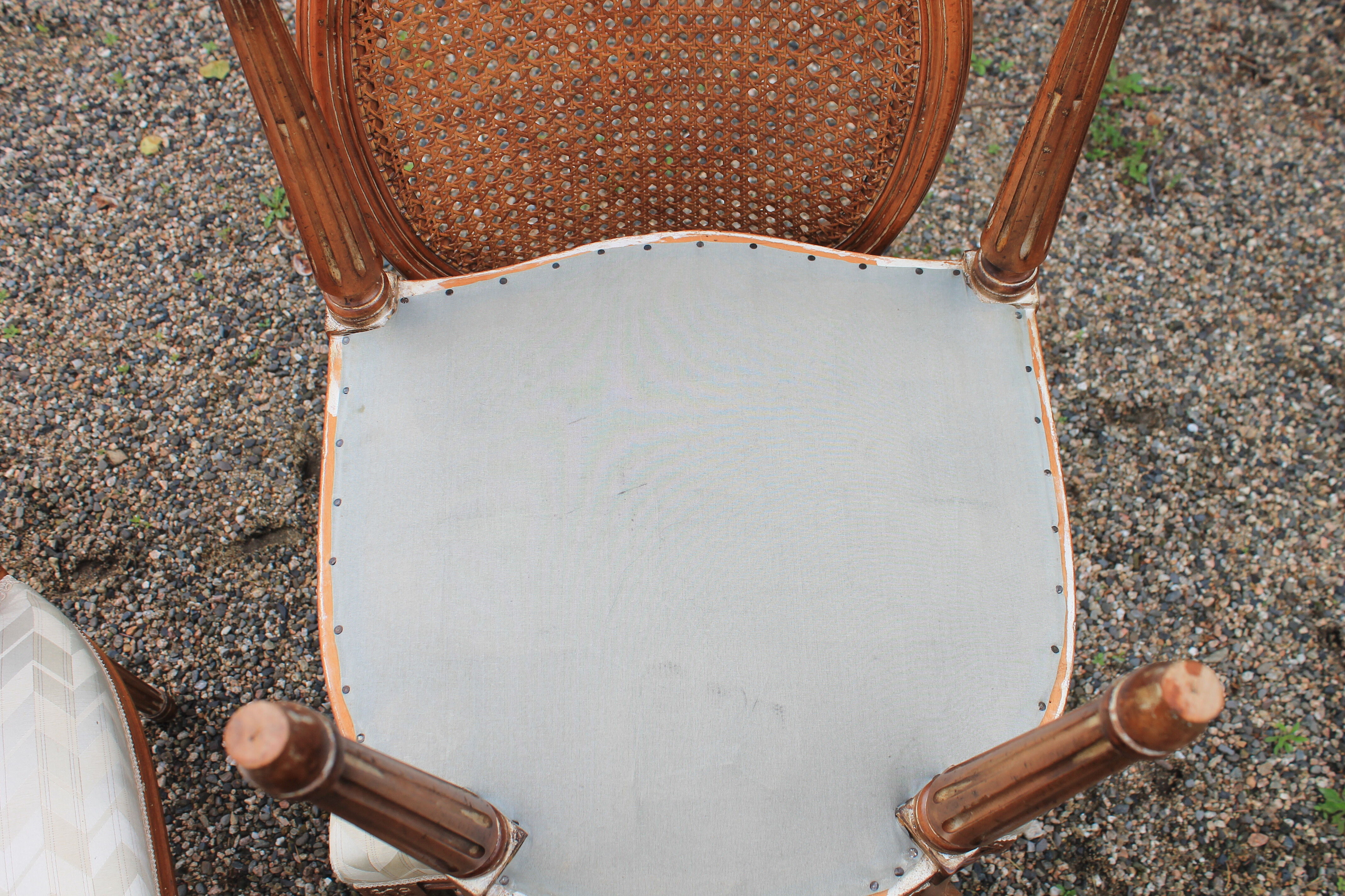 Set of 4 chairs Louis XVI