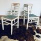 Series of 4 vintage chairs
