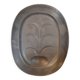Vintage pewter dish