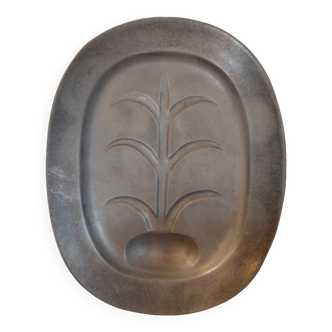 Vintage pewter dish