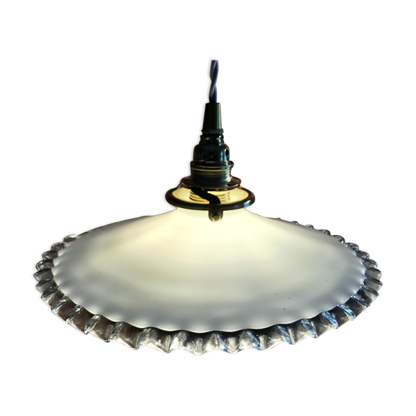 Suspension en opaline translucide vintage 1900 — Beyit
