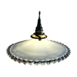 Suspension in translucent opaline vintage 1900