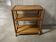 Wood and rattan shelf, 1960s