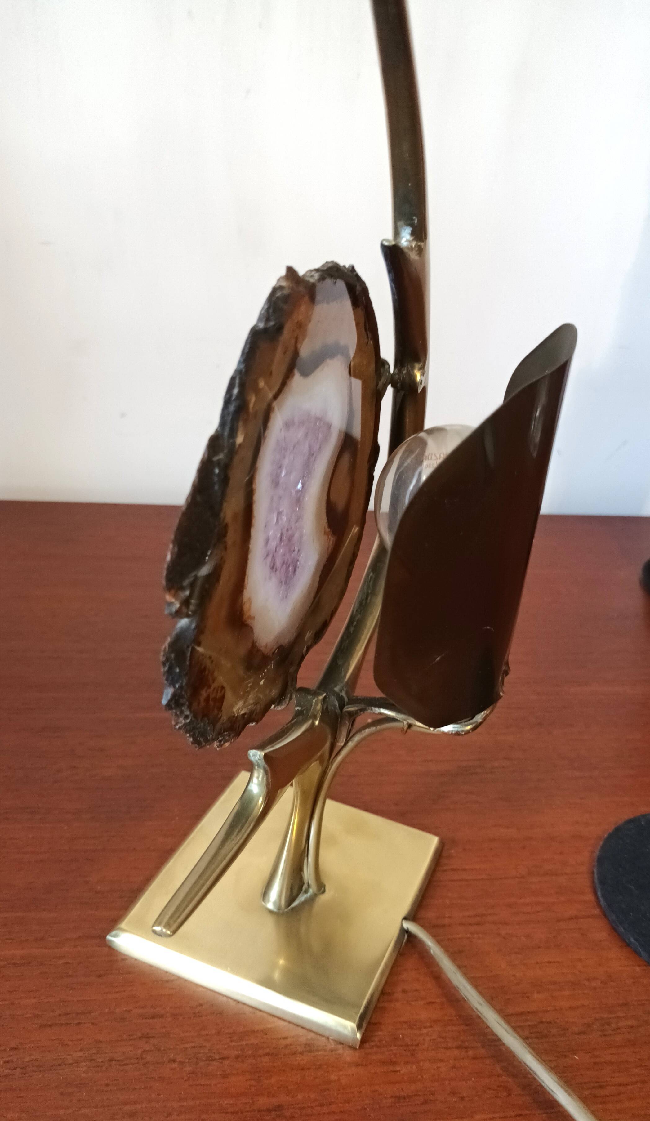 Fish lamp attributed to Willy Daro, 1970s.