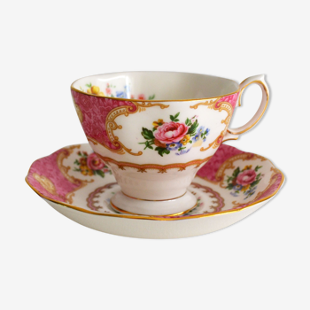 Tasse à thé en porcelaine anglaise royal Albert "Lady Carlyle"