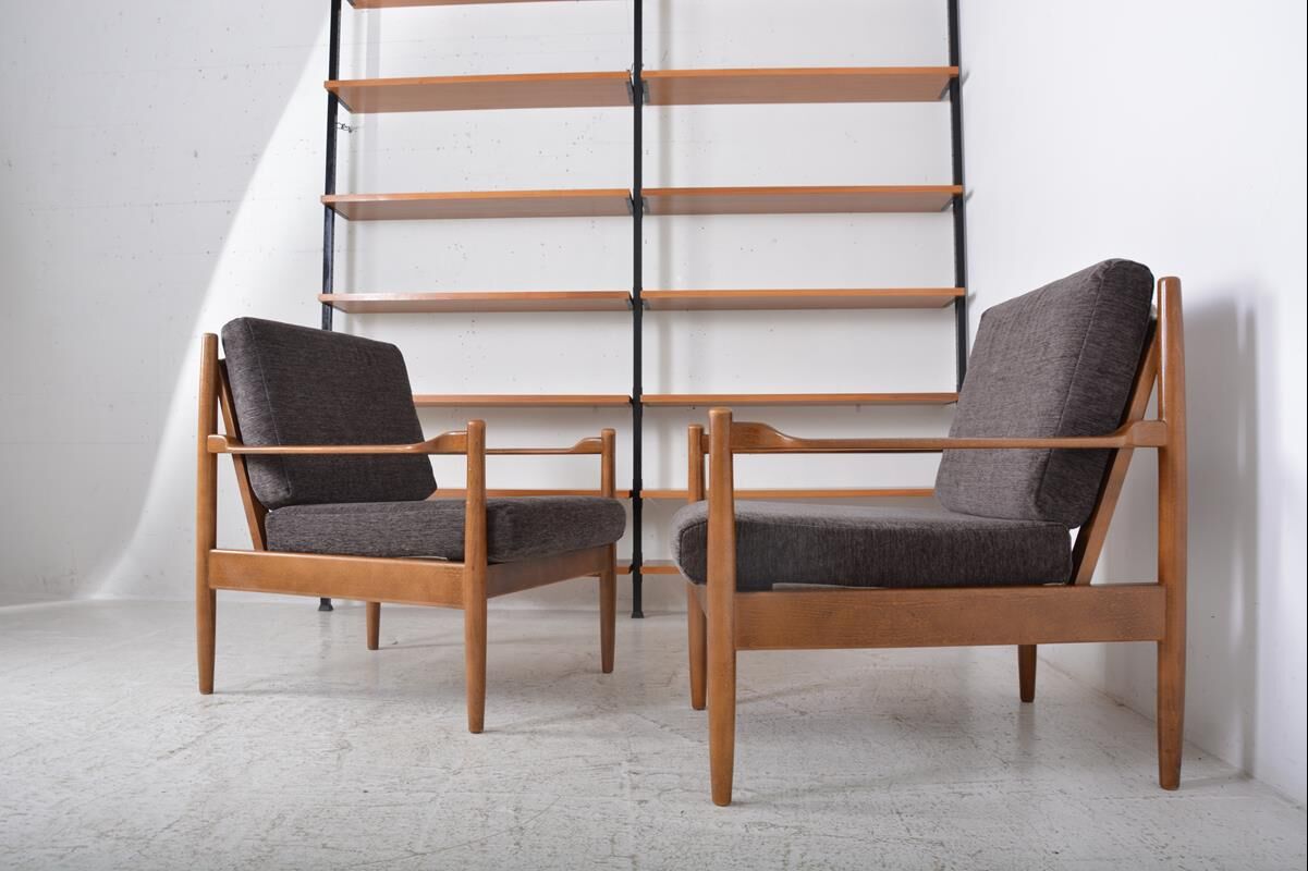 Pair of Scandinavian armchairs, dating from the 50s / 60s