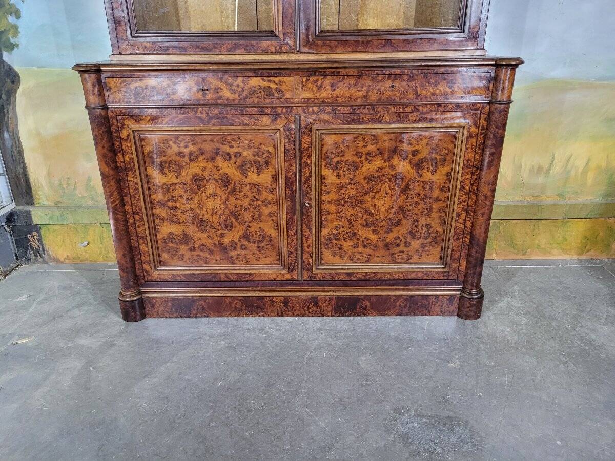 Large mahogany library from the Restoration period.
