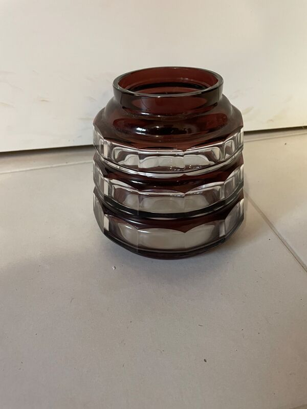 Vase en cristal Val St Lambert