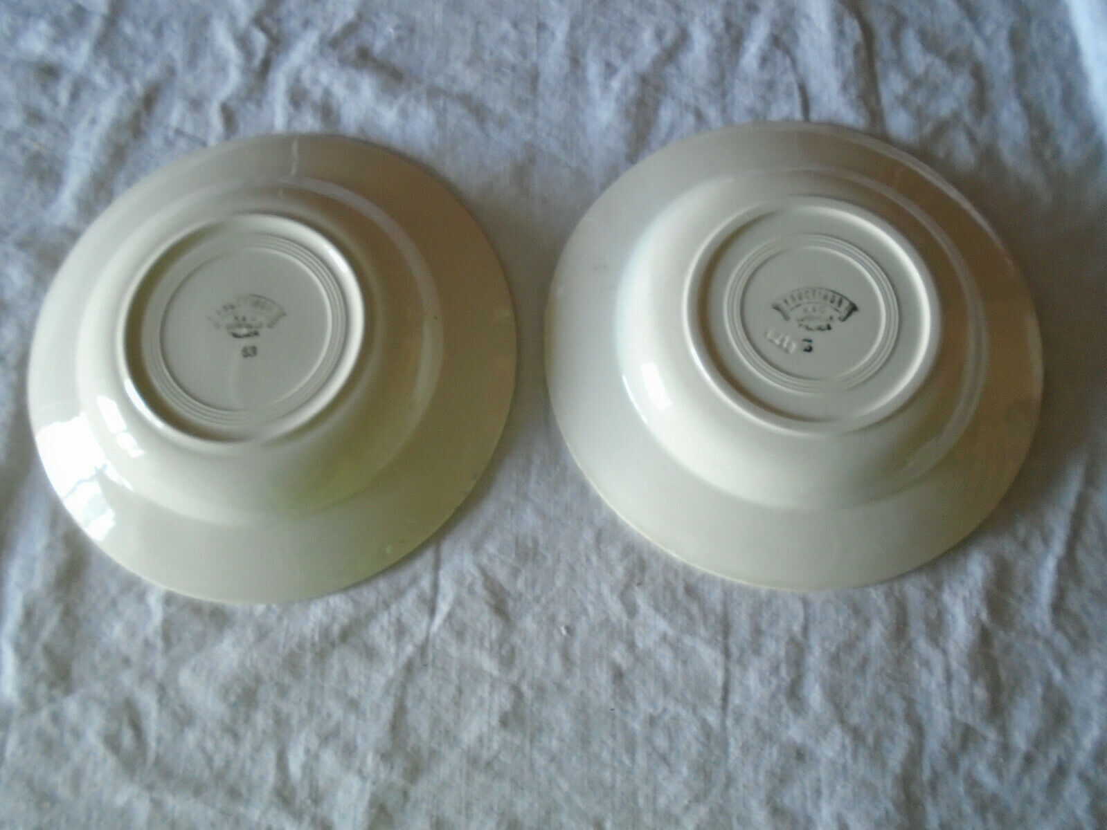 2 old plates faience