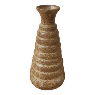 Ceramic soliflore vase handcrafted Scandinavian country decoration handmade pottery