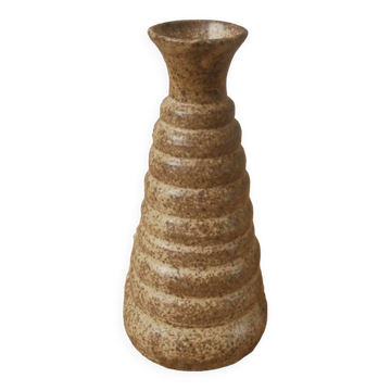 Vase soliflore en céramique fabrication artisanale décoration campagne scandinave poterie handmade