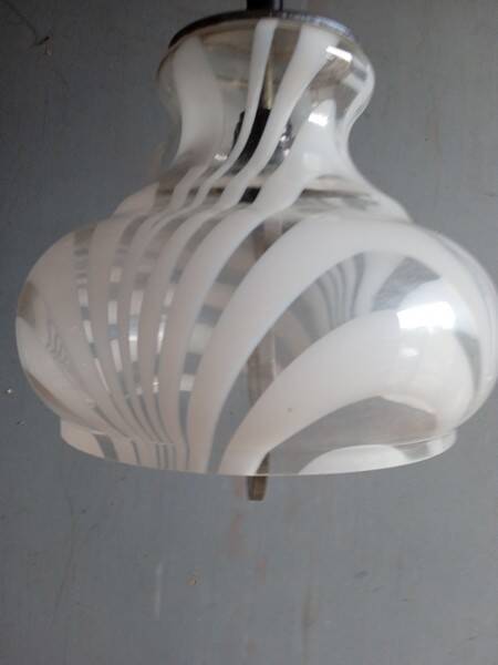 Designer suspension chandelier Murano ep 1970 design