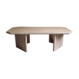 Coffee table in travertine