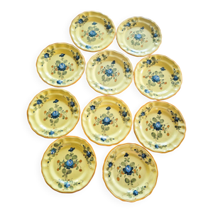 Série 10 grandes assiettes - plates