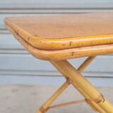 Rattan bedside table 1960