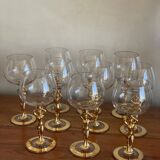 10 Bayel crystal glasses, Venus model