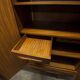 Scandinavian wardrobe 1960 teak 4 doors, 3 drawers, 2keys