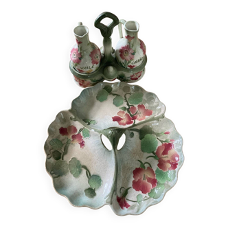 Dish and poppy flower vinegar