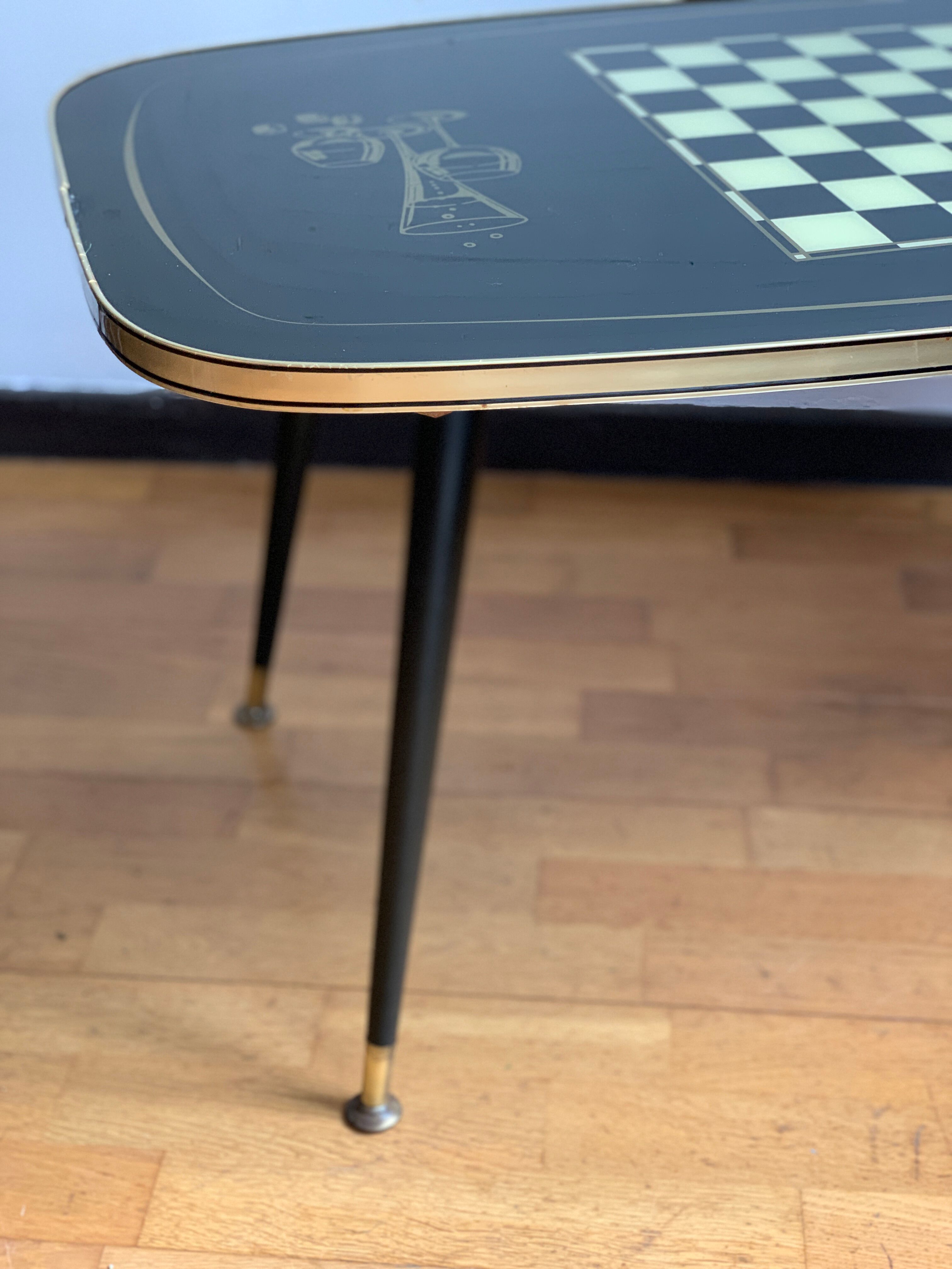 Vintage cocktail coffee table