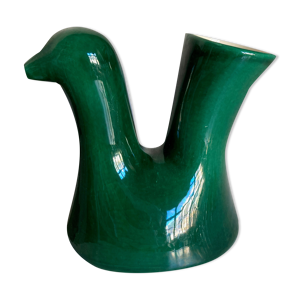 vase oiseau en céramique moderniste 1950